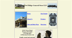 Desktop Screenshot of owlridgegeneralstore.com